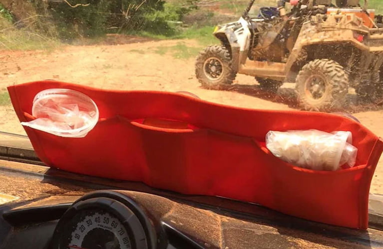 The Golf PAC Personal Accessory Caddie For ATV
