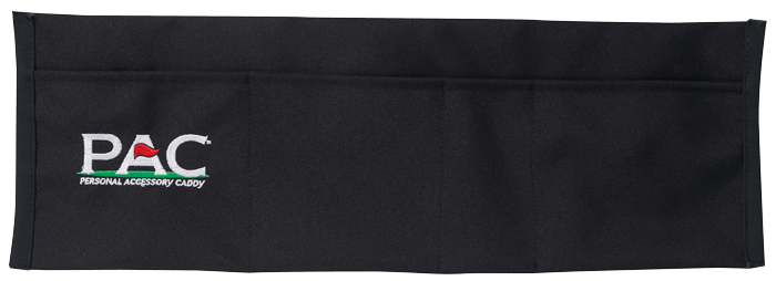The Golf PAC Personal Accessory Caddie Front Black
