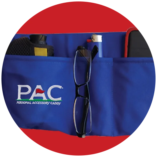 The Golf PAC Personal Accessory Caddie