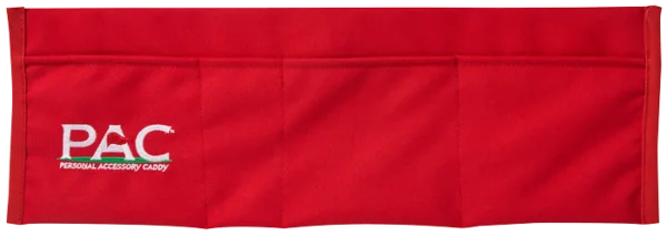 The Golf PAC Personal Accessory Caddie Front Red