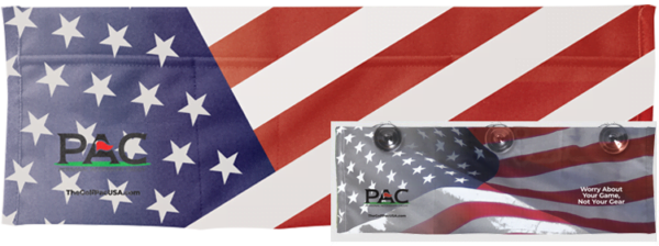 American Flag Printed Golf PAC